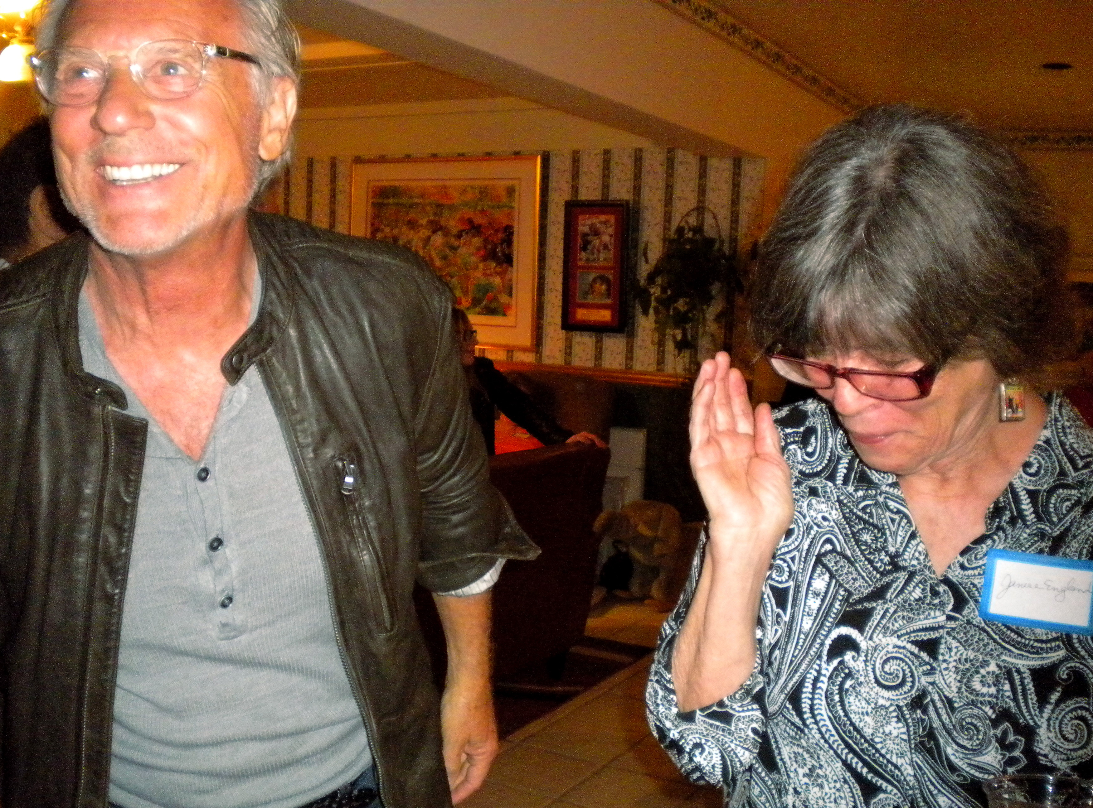 Boyd and Janice having a good time